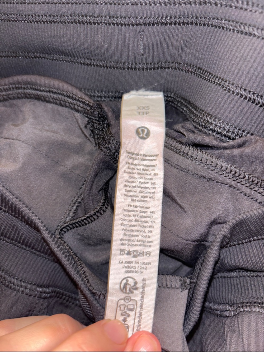Lululemon Dance Studio Relaxed-Fit Mid-Rise Cargo Pant Black W5GILS - Picture 3 of 3